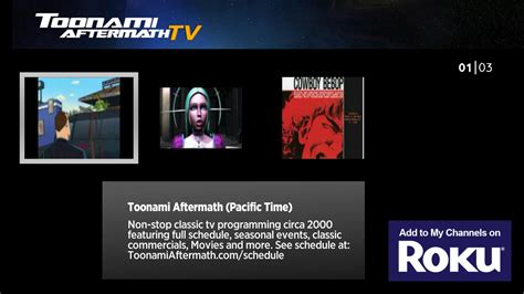 The TickNOTE This clip is not for profit. . Toonami aftermath roku